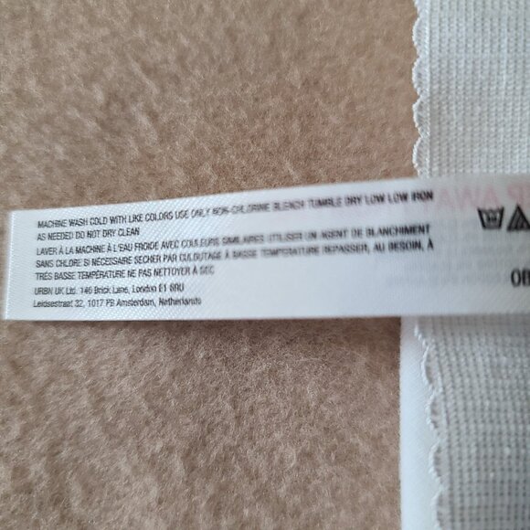 Anthropologie Embroidered Strawberry Thong Panty S White LyreBird CottonCloud - Picture 8 of 8